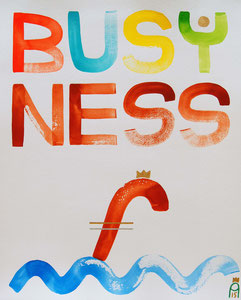 BUSY NESS I (Andy Crown - 2015 - 40 x 50cm)