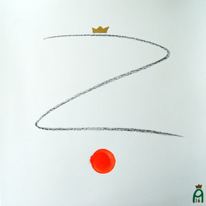 Who is afraid of Zerro ? VII - 9 (Andy Crown - 2016 - 40 x 40cm)