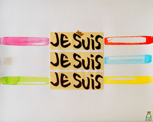 Je suis Je suis Je suis XIV (Andy Crown - 2015 - 40 x 50cm)