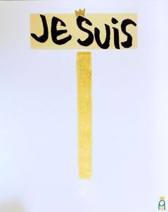 Je suis ! IV (Andy Crown - 2015 - 40 x 50cm)