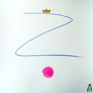 Who is afraid of Zerro ? VII - 4 (Andy Crown - 2016 - 40 x 40cm)