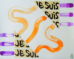 Je suis Je suis Je suis XXII (Andy Crown - 2015 - 40 x 50cm)