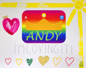 Andy Crown Art - I'm loving it VII (Andy Crown - 2015 - 40 x 50cm)