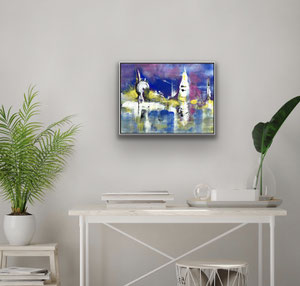 Magical return, 2020, tecnica mista, 42 x 32 cm