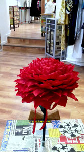 Fleur géante en papier crépon- création Maria'S
