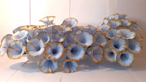 décoration campanules en papier 