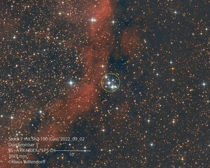 Stock 7 (Cassiopeia), Teleskop BorenSimon 8"f3,6, Kamera ATIK 460EXc+LPS-D1