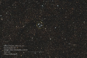 Stock 23 (Camelopardis), Teleskop SDQ86, Kamera ZWO ASI2600Mc+LPS-D1