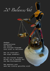 BalanceAkt: B/T/H ca. 20/19/42cm