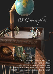 Grammophon: B/T/H ca.40/40/100cm