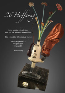 Hoffnung: B/T/H ca. 45/37/95cm