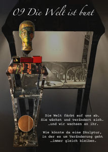 Die Welt ist bunt: B/T/H ca.42/42/140cm