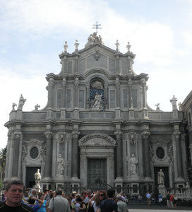 La façade du duomo...