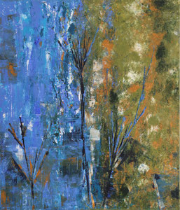 Gräser                      70x60           2010                 Acryl auf Leinwand