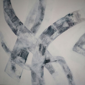 Manhatten 3                                       80x80     2019                  Acryl auf Leinwand