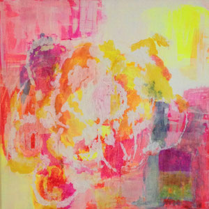 Knallblume                 80x80         2013               Acryl auf Leinwand