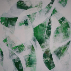 Botanik                                              70x70         2019                 Acryl auf Leinwand