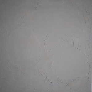  weiß 1                                              70x70           2017                   Acryl auf Leinwand