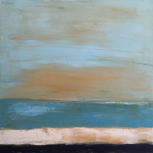 MEER                             80x80         2014             Acryl auf Leinwand