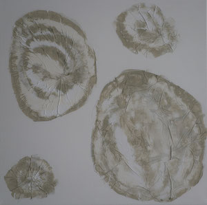 4 islands                                         50x50         2019                   Acryl auf Leinwand