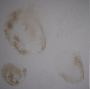 weiß 3                                              70x70            2019                 Acryl auf Leinwand