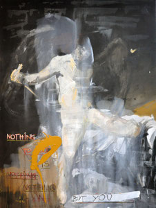 copy & paste (Nothing to Loose, Nothing to Win)  2012  Malerei auf Leinwand  160 x 120 x 2 cm