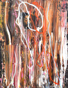Ersetzen (Juande Pareja als Papa Inocencio)  2016  Malerei auf Leinwand  140 x 110 x 2 cm