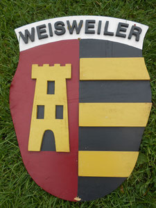 Das Weisweiler Wappen ist wieder wie neu