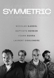 Symmetric > Baptiste Herbin, saxophone / Nicolas Gardel, trompette / Laurent Coulondre, claviers / Yoann Serra, batterie. Photographie : tous droits réservés