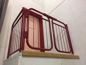 Podestgeländer: Mehrzweckhalle Aegerten