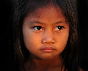 Mädchen aus Laos