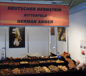 Der Stand `German Amber`auf der Munich Show.