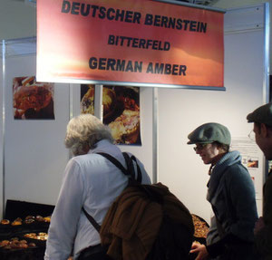 Der Stand `German Amber`auf der Munich Show.