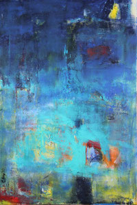 Die Nacht kommt blau (80x120) - 2013      (in Privatbesitz)