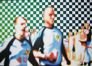 Grubenwehrlauf, 70x50cm, Öl auf Leinwand (2008)