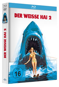 Der Weisse Hai II Der Weiße Hai 2 Blu-ray Mediabook Roy Scheider