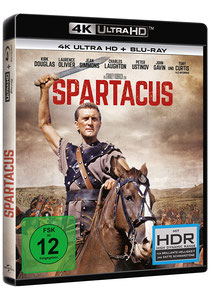 Spartacus (4K Ultra HD) (+ Blu-ray 2D) Darsteller : Douglas, Kirk, Olivier, Laurence, Simmons, Jean, Laughton, Charles, Gavin, John 