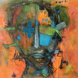 100 x 100 cm Acryl auf Leinwand