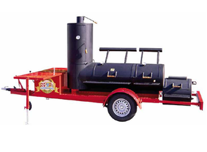 24" Extended Catering Smoker Trailer