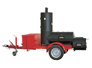 20" Chuckwagon Catering Smoker Trailer