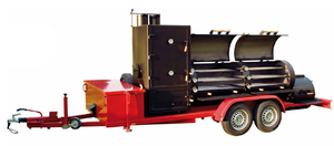 30" Extended Catering Smoker Trailer