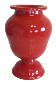   Vase couleur rouge Hauteur 24 cm