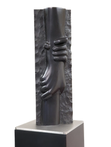 Verbonden - marmer (noir de mazy) 62x15 cm (te koop, prijs op aanvraag)