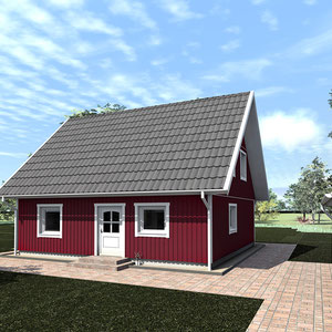 Referenz Nordkap 110 Schwedenhaus Aussenansicht