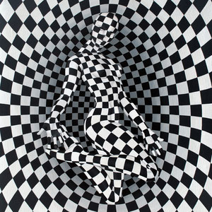 Danilo Martinis, Squarespace, oil on canvas, 130x100 cm