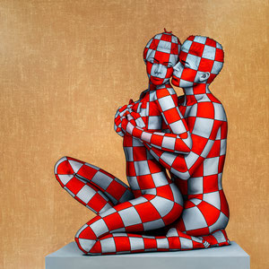 Passione, oil on canvas 2023, 100x100 cm