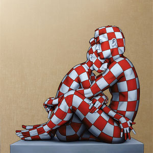 The nest, oil on canvas 2020, 100xI100 cm
