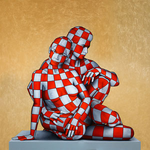 Intimità, Oil on canvas, 100x100 cm