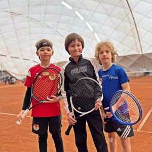 1. Platz Felix Illiger, 2. Platz Albert Bachmann, 3. Platz Alexander Klemmer bei der U12