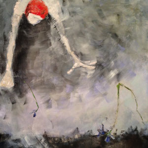 Anicia, oil on canvas, 2' 6" X 2' 6", 2015 (private collection)